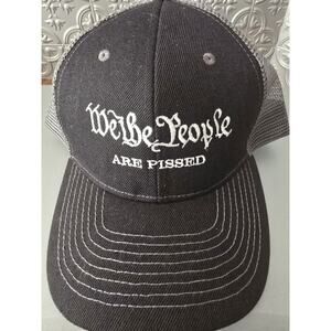 We The People Are Pissed Off Embroidered Trucker Adjustable Hat Baseball Cap